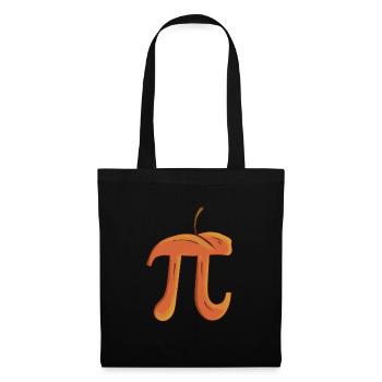Peach Pi - Drôle de professeur de mathématiques pour le jour de Pi - Sac en tissu - noir - Devant