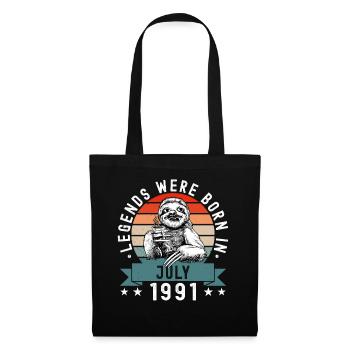 Legends Were Born In July 1991 Sloth Sloth - Tote Bag - black - Front