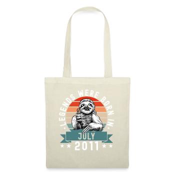 Les légendes sont nées en juillet 2011 Sloth Sloth - Sac en tissu - nature - Devant