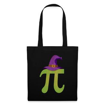 Pi Witch Hat - Pi Funny Math Halloween - Sac en tissu - noir - Devant