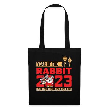 Year of the Rabbit 2023 - Tote Bag - black - Front
