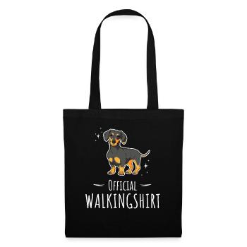 Cute Dachshund Mom - Tote Bag - black - Front