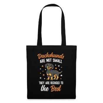 Cute Dachshund Mom - Tote Bag - black - Front