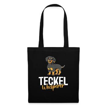 Cute Dachshund Mom - Tote Bag - black - Front