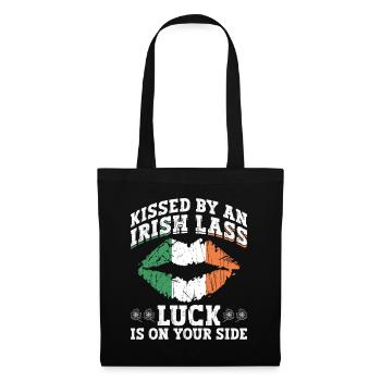 Irlande Irlandais drôle de dicton de la Saint-Patrick - Sac en tissu - noir - Devant