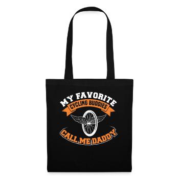 My favorite Cycling Buddies call - Tote Bag - black - Front
