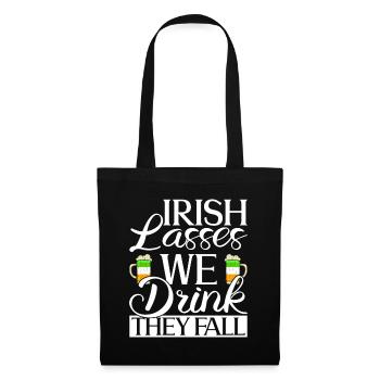 Irlande Irlandais drôle de dicton de la Saint-Patrick - Sac en tissu - noir - Devant