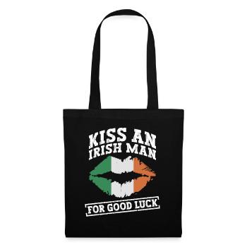 Irlande Irlandais drôle de dicton de la Saint-Patrick - Sac en tissu - noir - Devant