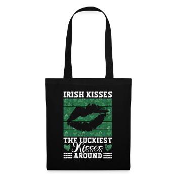 Irlande Irlandais drôle de dicton de la Saint-Patrick - Sac en tissu - noir - Devant