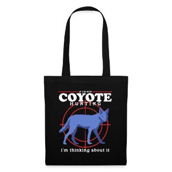 Chasseur Chasse Chasse Chasseress Permis de Chasse Cadeau - Sac en tissu - noir - Devant