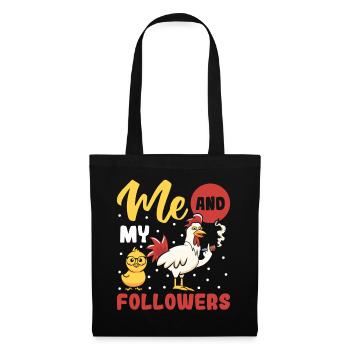 Moi et mes abonnés - Sac en tissu - noir - Devant