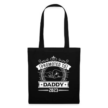 Promotion to father 2023 - Tote Bag - black - Front