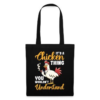 C’est un truc de poulet que vous n’avez pas - Sac en tissu - noir - Devant