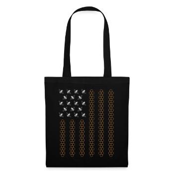 Beekeeper Flag - Stoffbeutel - Schwarz - Vorne