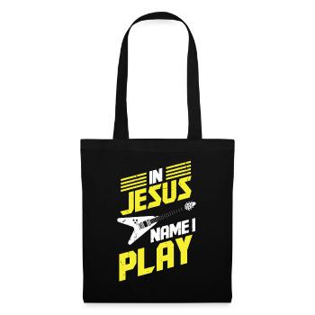 I play Guitar - Tote Bag - black - Front