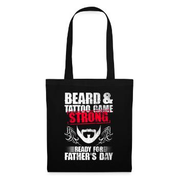 Bart & Tattoo Game Strong - Prêt pour le - Sac en tissu - noir - Devant