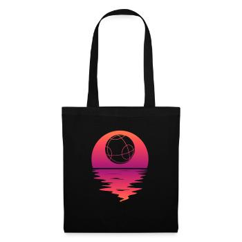Boccia Ball Retro Sunset - Boccia Ball - Tote Bag - black - Front