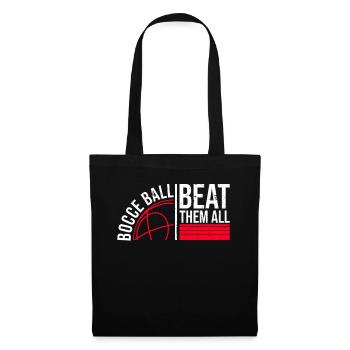 Boccia ball beats them all - Boccia ball - Tote Bag - black - Front