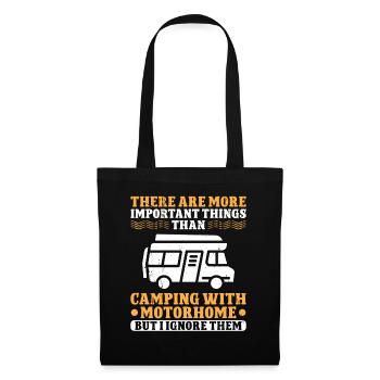 Il y a des choses plus importantes que - Sac en tissu - noir - Devant