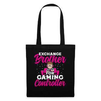 Exchance Brother for Gaming Controller - Tote Bag - black - Front