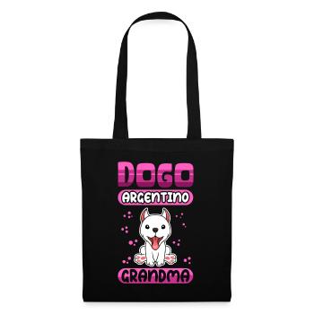Dogo Argentino Grandma Dog Owner Gift - Tote Bag - black - Front