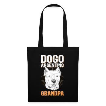 Dogo Argentino Grandpa Dog Owner Gift - Tote Bag - black - Front