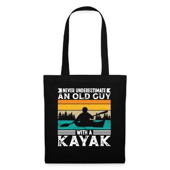 Never underestimate an old Guy with a - Tote Bag - black - Front