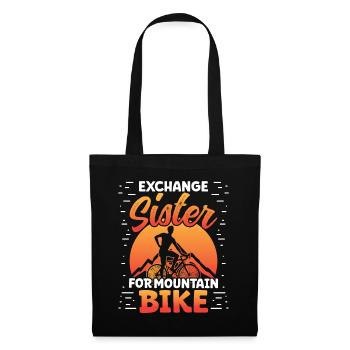 Exchange Sister for Mountain Bike - Stoffbeutel - Schwarz - Vorne