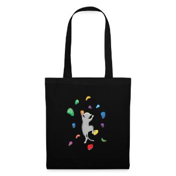 Mur d’escalade de chat domestique - Sac en tissu - noir - Devant