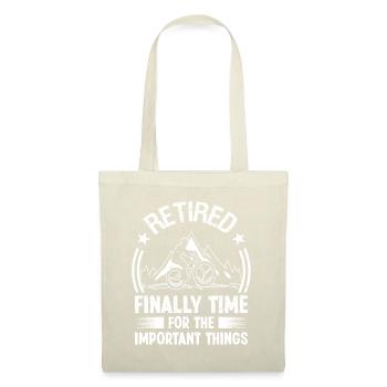 Retired finally Time for the important - Tote Bag - nature - Front