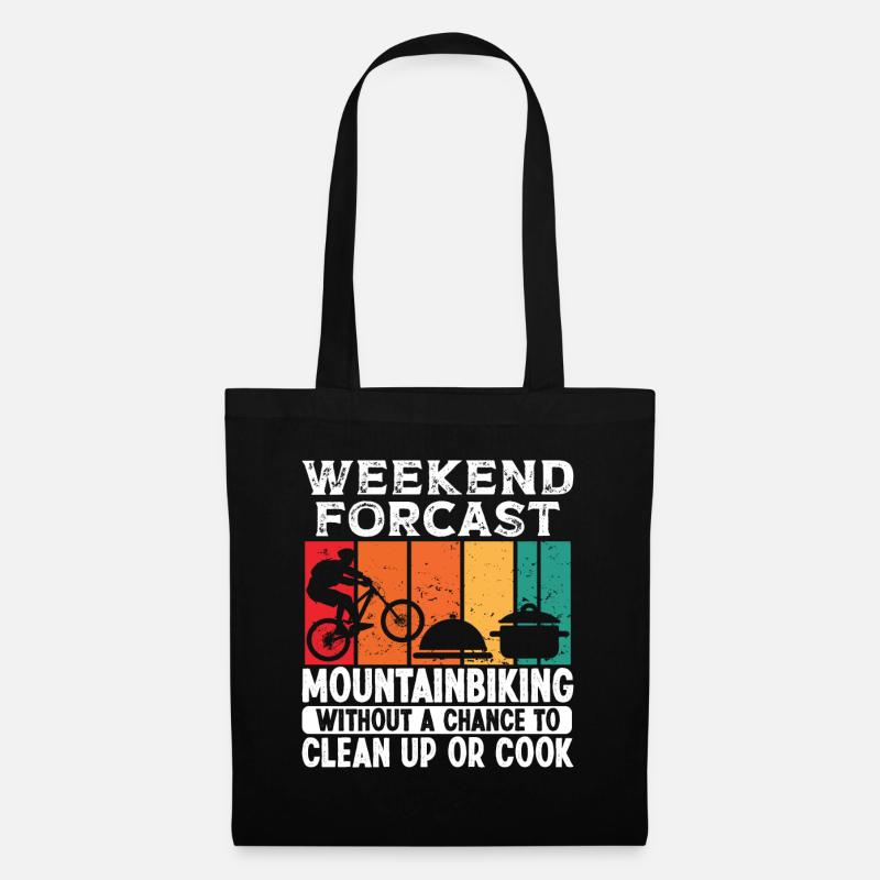 Weekend Forecast Mountainbiking for Men - Stoffbeutel - Schwarz