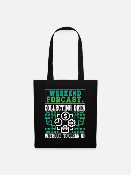 Collecting Data - Stoffbeutel - Schwarz