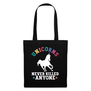 Licornes Athéisme athée Anti Église - Sac en tissu - noir - Devant