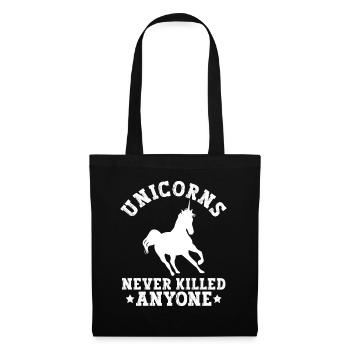 Licornes Athéisme athée Anti Église - Sac en tissu - noir - Devant