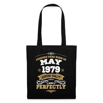 Vintage Aged To Perfection May 1979 - Tote Bag - black - Front