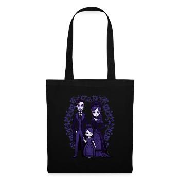 Famille gothique victorienne - gothique - Sac en tissu - noir - Devant