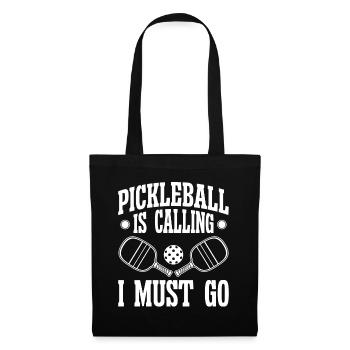 Pickleball appelle je dois y aller - Sac en tissu - noir - Devant
