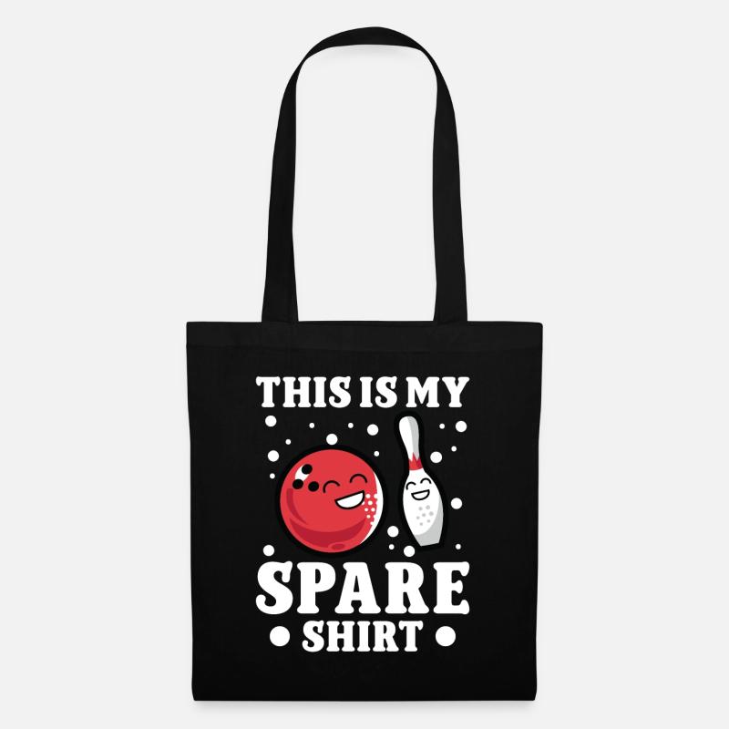 This is my Spare Shirt - Stoffbeutel - Schwarz