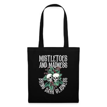 Mistletoe + Madness Bring Dark Joy Goth - Tote Bag - black - Front