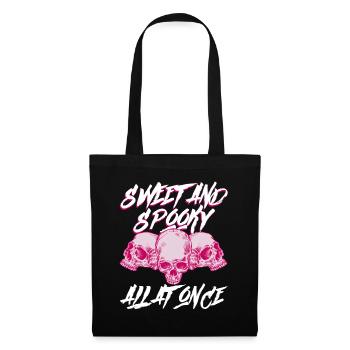 Cute and scary at the same time - Bubble Goth Perky Goth - Tote Bag - black - Front