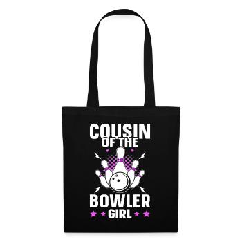 Cousin de la Bowler Girl - Sac en tissu - noir - Devant