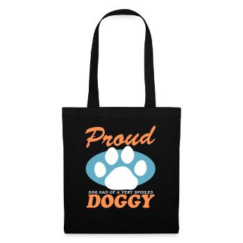 Dog Daddy Master Dog Owner Dog Gift - Sac en tissu - noir - Devant