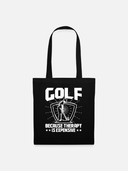 Perfect Golfing Design - Stoffbeutel - Schwarz