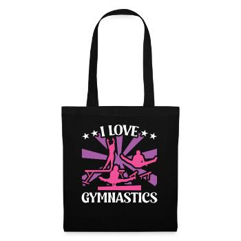 Funny Gymnastics for Girls - Tote Bag - black - Front
