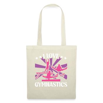 Gymnastique amusante pour les filles - Sac en tissu - nature - Devant