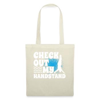 Gymnastique amusante pour les filles - Sac en tissu - nature - Devant