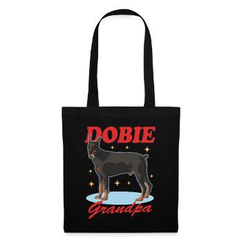 Doberman Dobie Grandpa Dog Owner Gift - Tote Bag - black - Front
