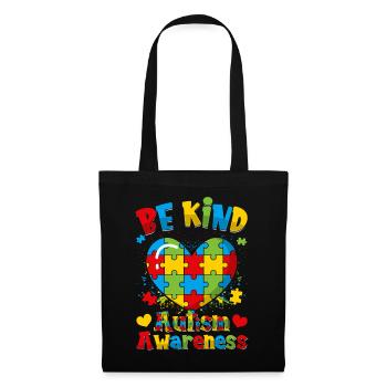 World autism Mom Dad - Tote Bag - black - Front