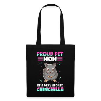 Chinchilla Mom Owner Chinchillas Gift - Tote Bag - black - Front