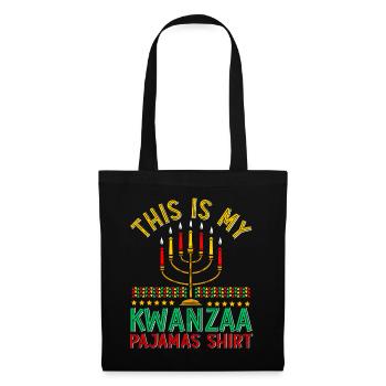 This is my Kwanzaa Pajamas - Tote Bag - black - Front